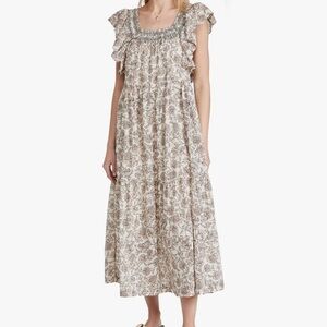 Free People Bonita Printed Midi Tea Combo